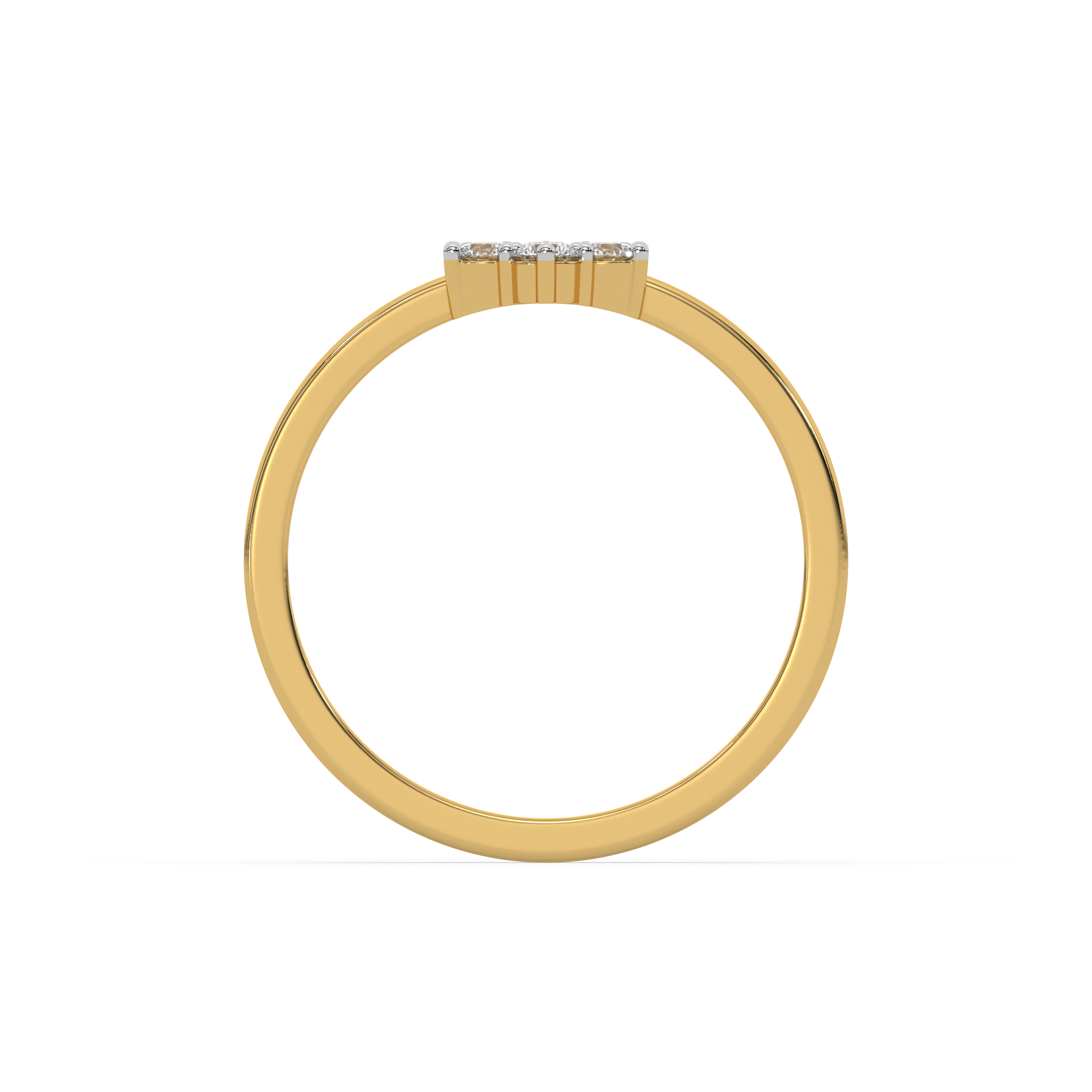 0.28ct Lab Grown Diamond Ring in 18kt Gold Vermeil - Fiona Diamonds - Fiona Diamonds