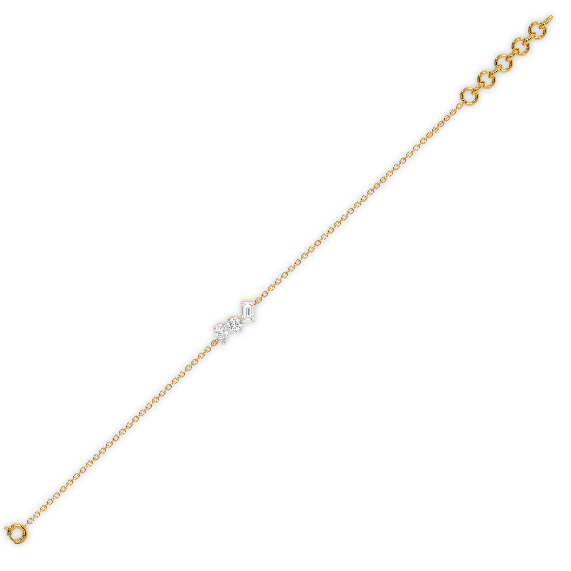 0.69ct Lab Grown Diamond Bracelet in 18kt Gold Vermeil - Fiona Diamonds - Fiona Diamonds