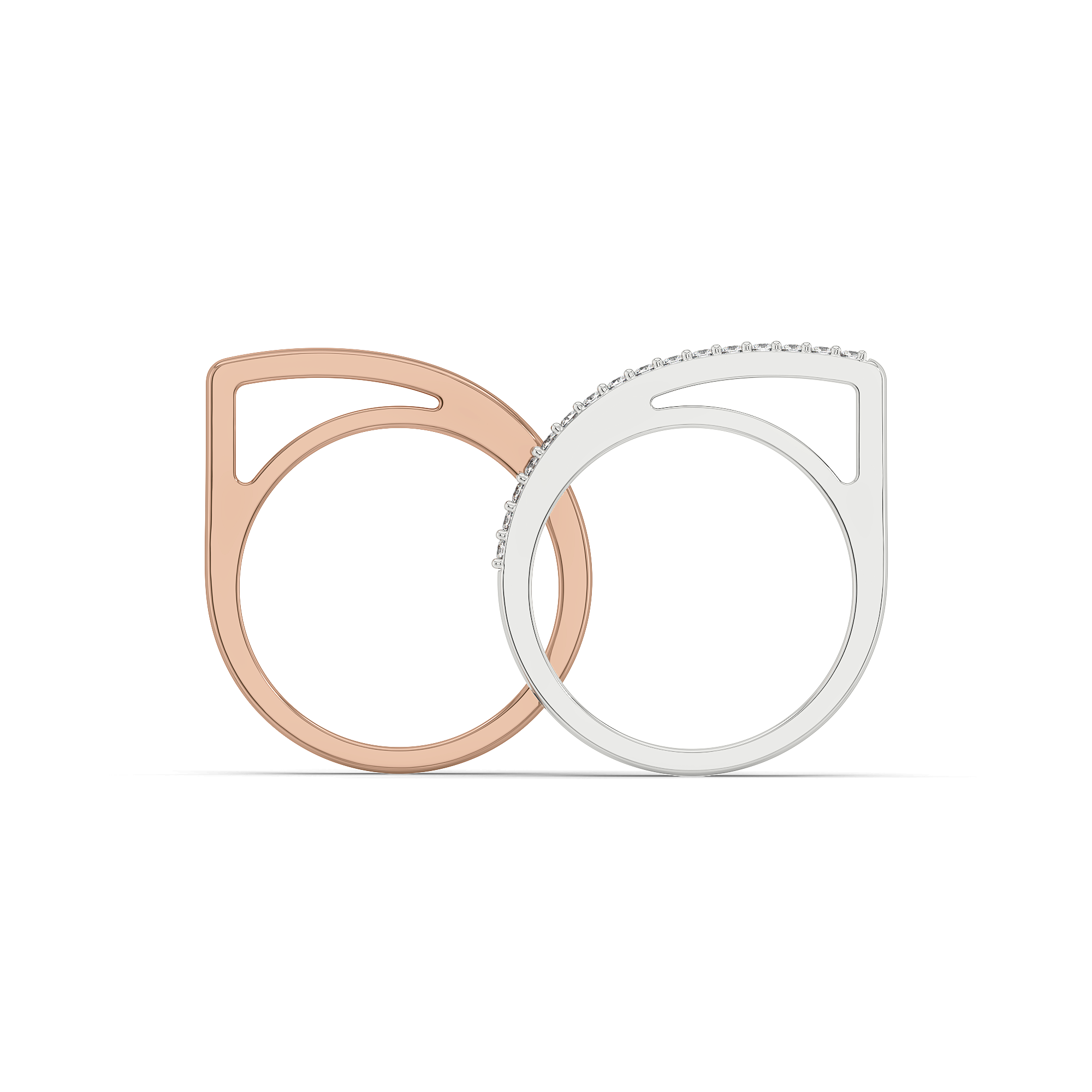 0.20ct Lab Grown Diamond Ring in 18kt Rose Gold Vermeil - Fiona Diamonds - Fiona Diamonds