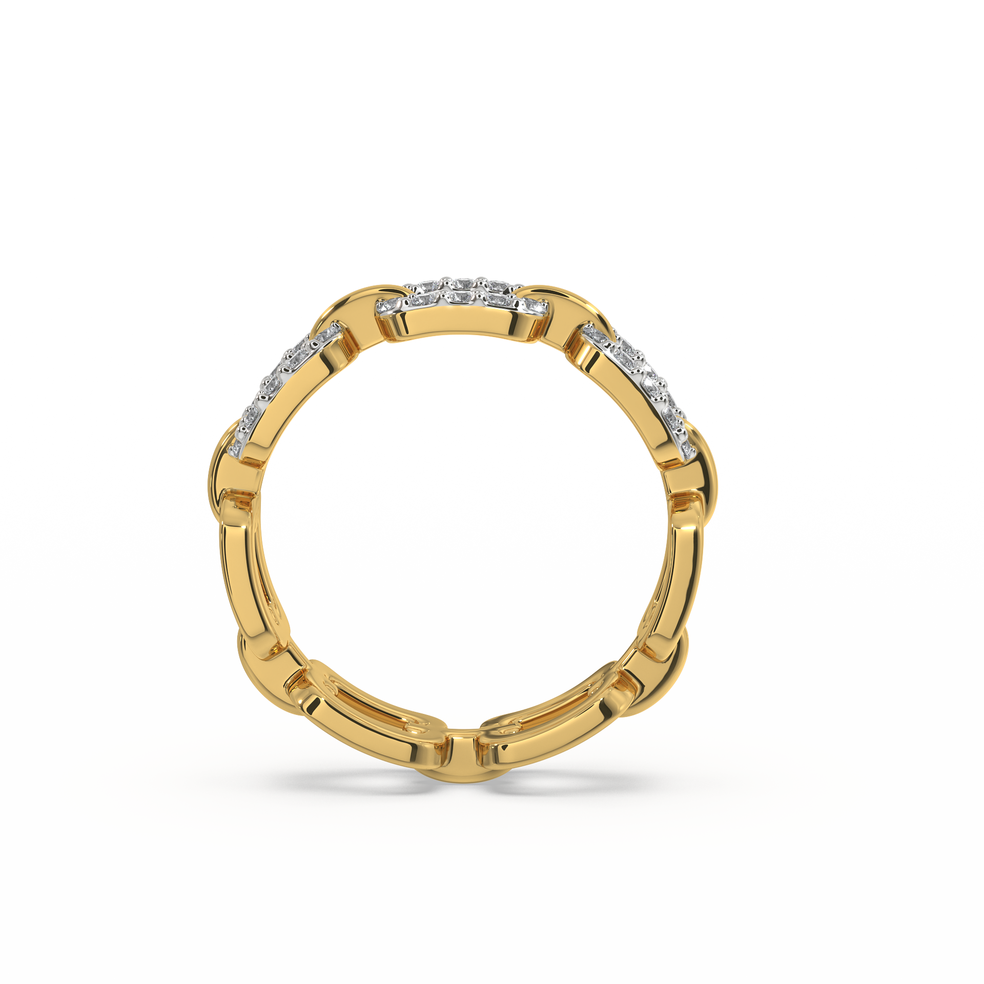 0.32ct Lab Grown Diamond Ring in 18kt Gold Vermeil - Fiona Diamonds - Fiona Diamonds