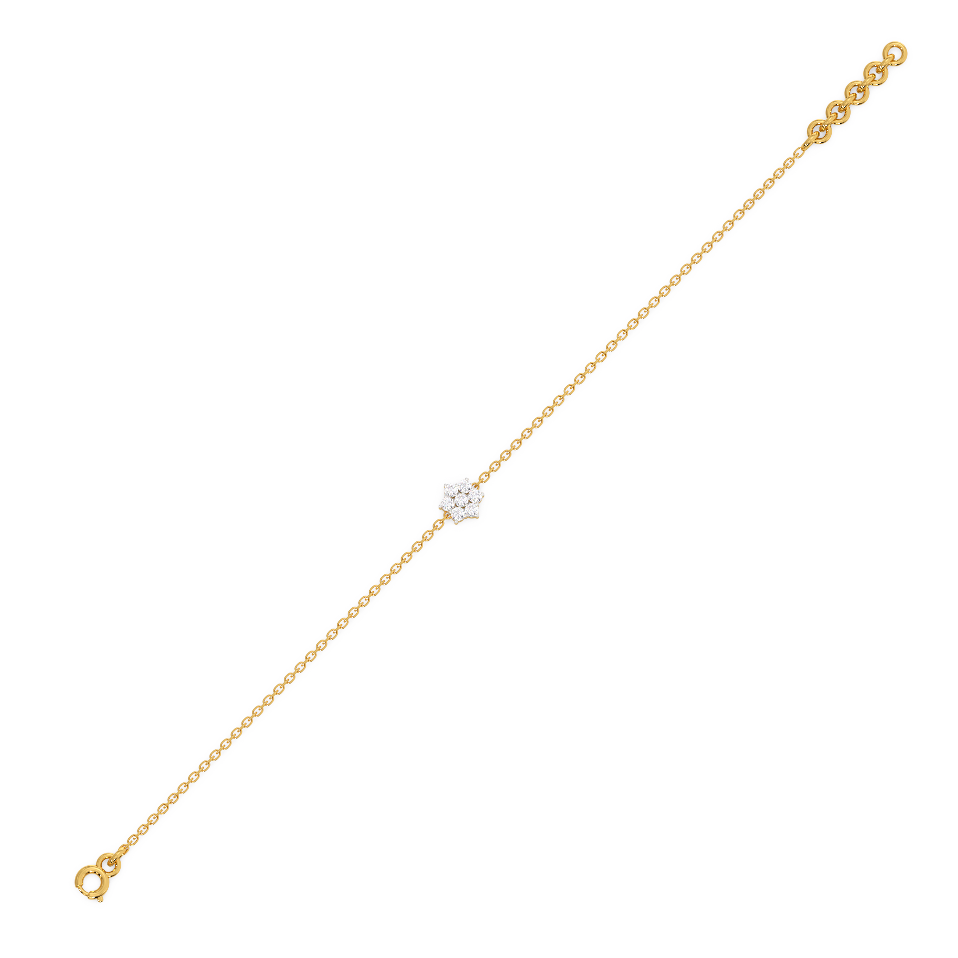 0.28ct Lab Grown Diamond Bracelet in 18kt Gold Vermeil - Fiona Diamonds - Fiona Diamonds