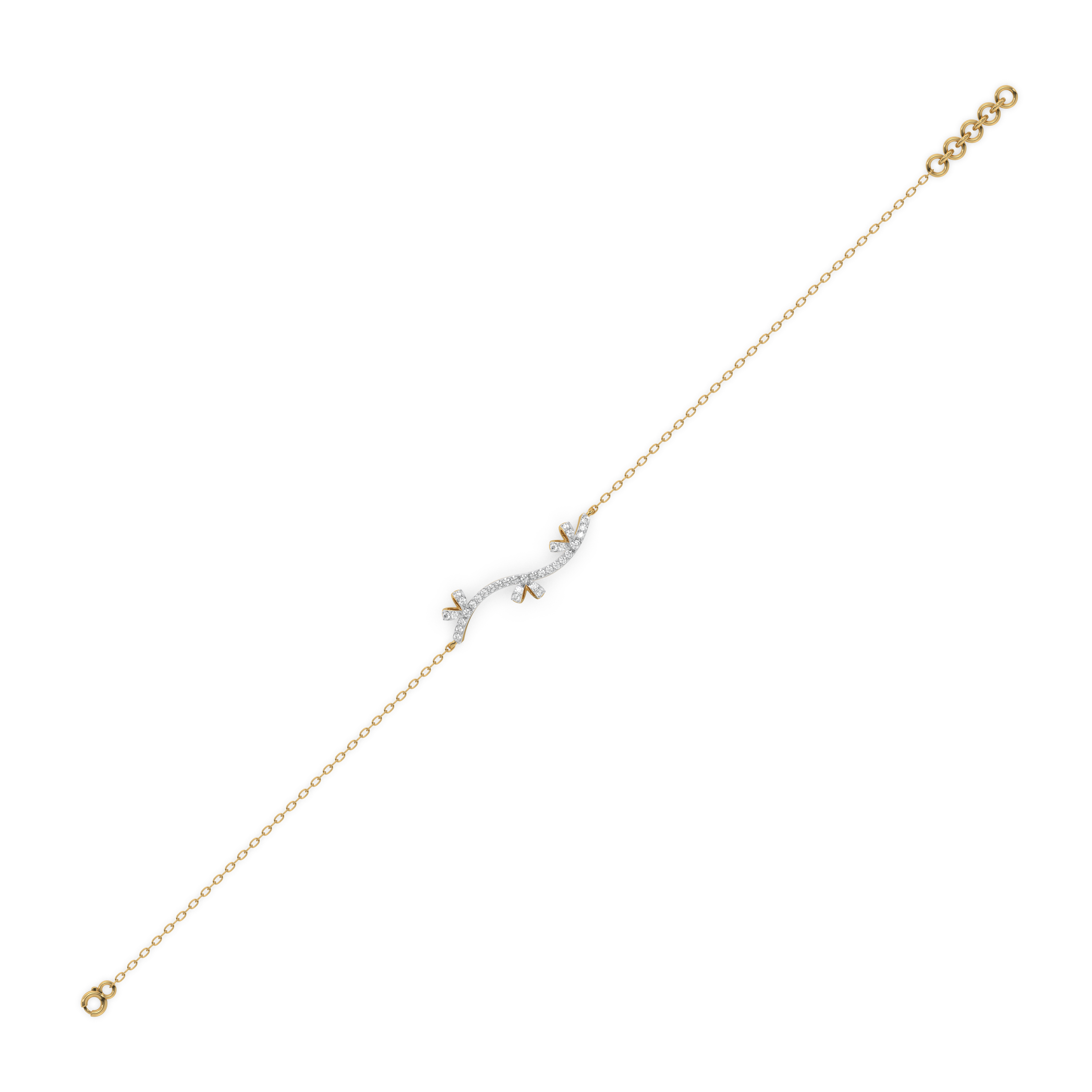 0.15ct Lab Grown Diamond Bracelet in 18kt Gold Vermeil - Fiona Diamonds - Fiona Diamonds