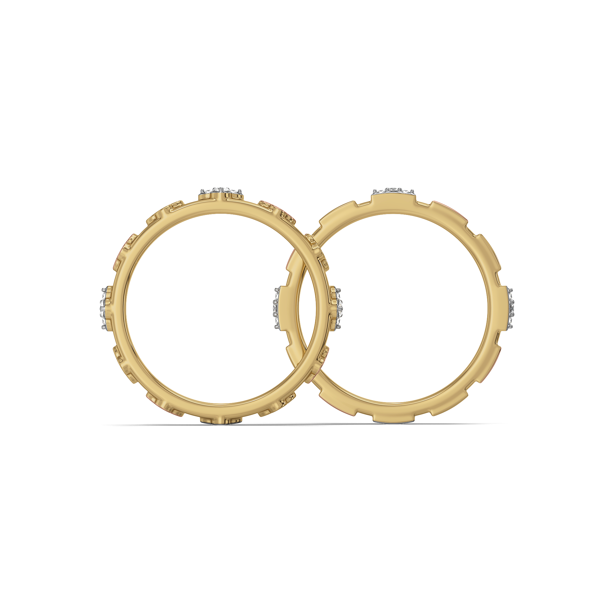 0.14ct Lab Grown Diamond Ring in 18kt Gold Vermeil - Fiona Diamonds - Fiona Diamonds