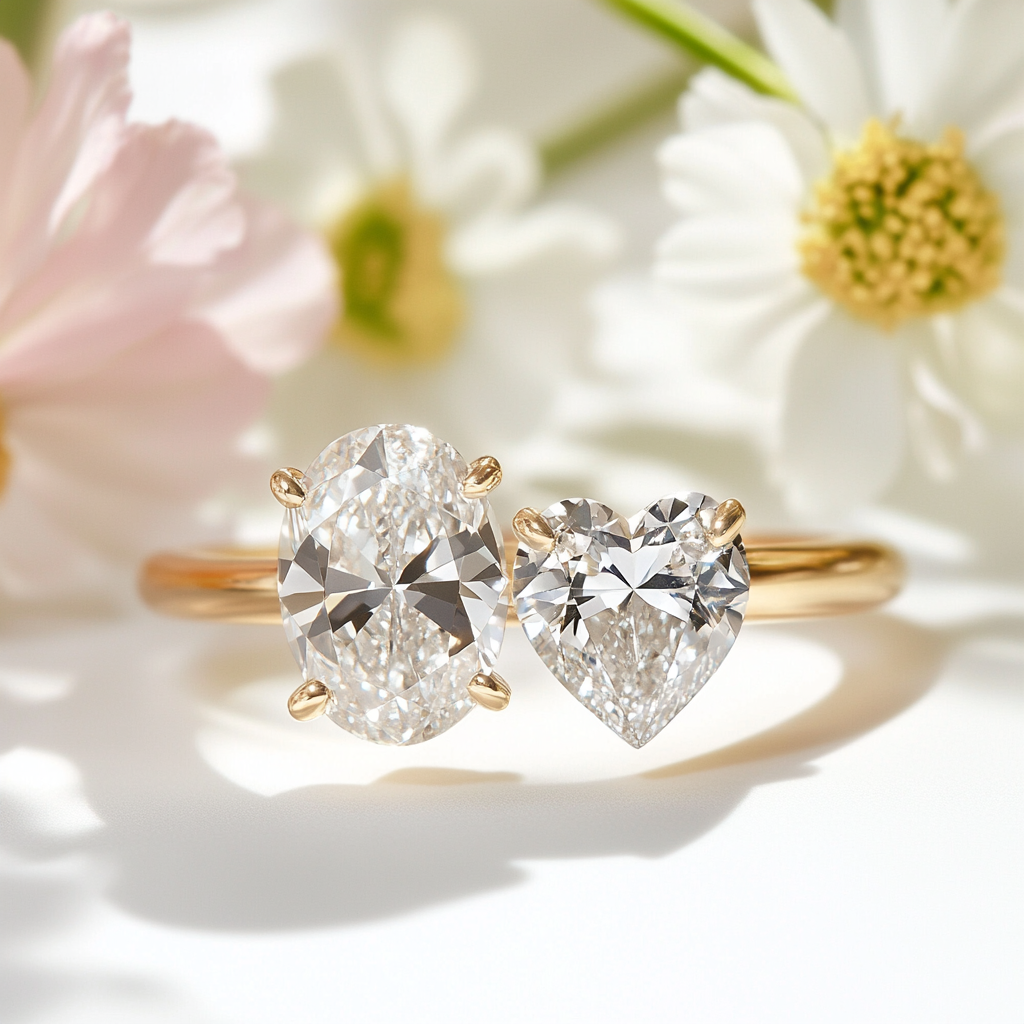 Rylenna Lab Diamond Toi et Moi Ring - Fiona Diamonds - Fiona Diamonds