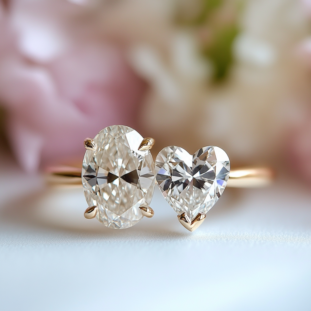 Quivelle Lab Diamond Toi et Moi Ring - Fiona Diamonds - Fiona Diamonds