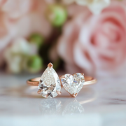 Oryselle Lab Diamond Toi et Moi Ring - Fiona Diamonds - Fiona Diamonds
