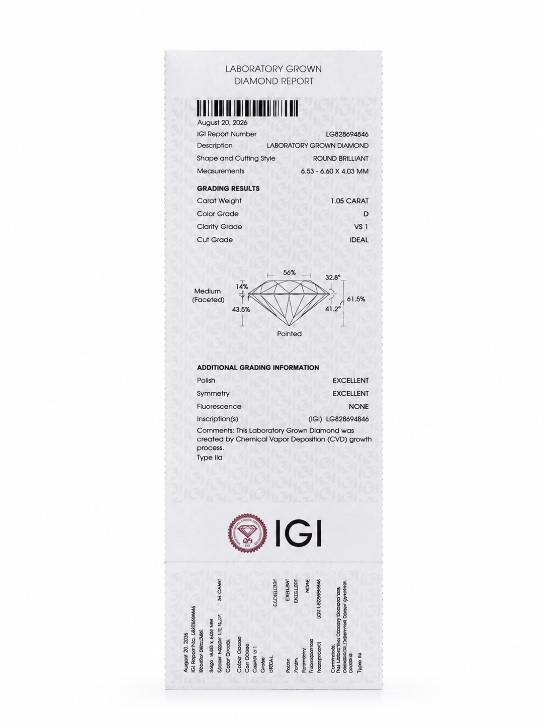 Gopinath Lab Diamond Pendant