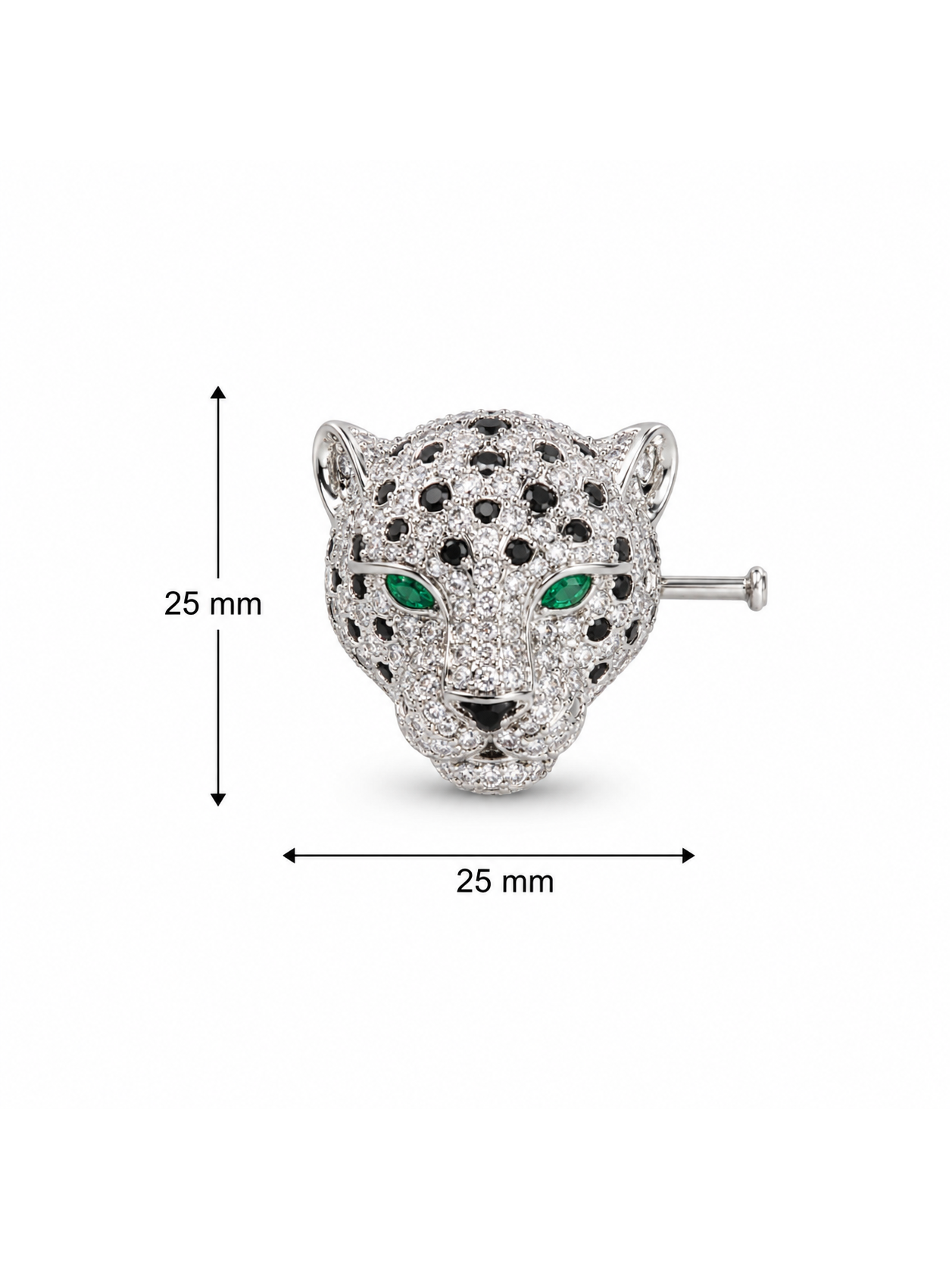 Snow Leopard Lab Diamond Buttons