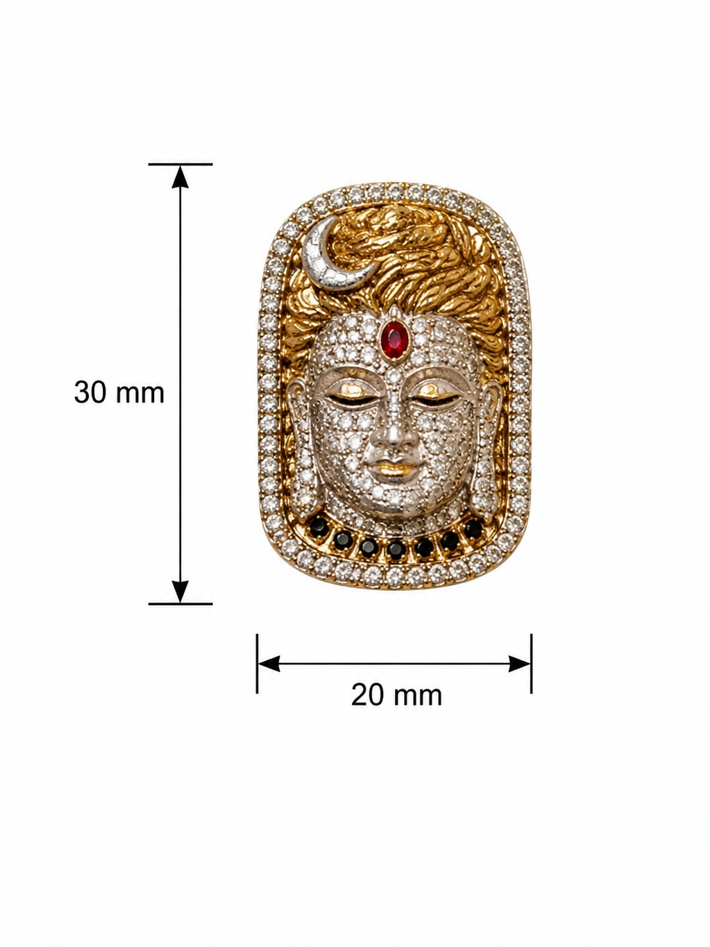 Kailash Crest Lab Diamond Buttons