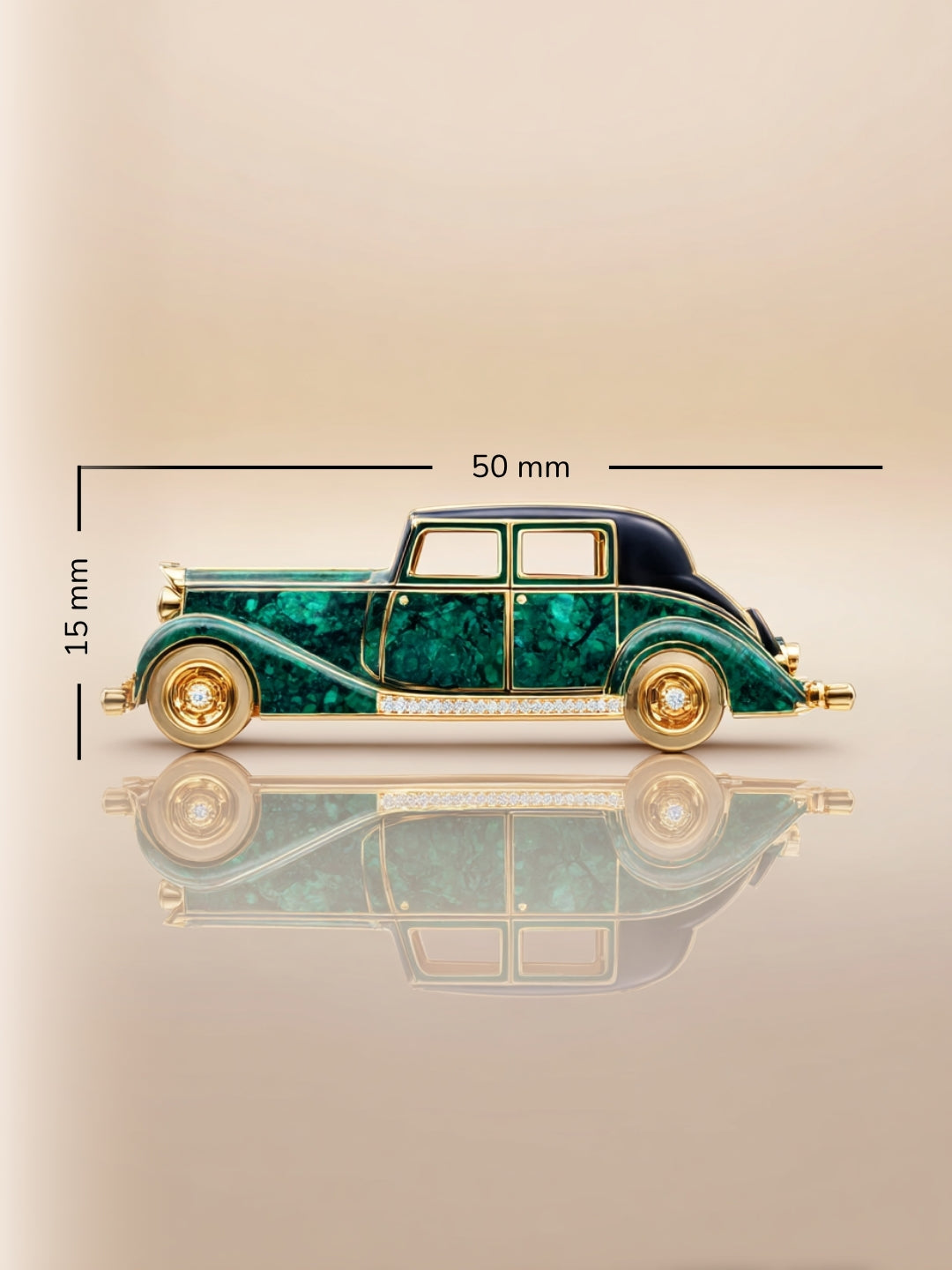 Rumble Phantom Car Lab Diamond Brooch - Fiona Diamonds - Fiona Diamonds