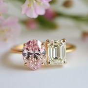 Ivanyra Lab Diamond Toi et Moi Ring - Fiona Diamonds - Fiona Diamonds