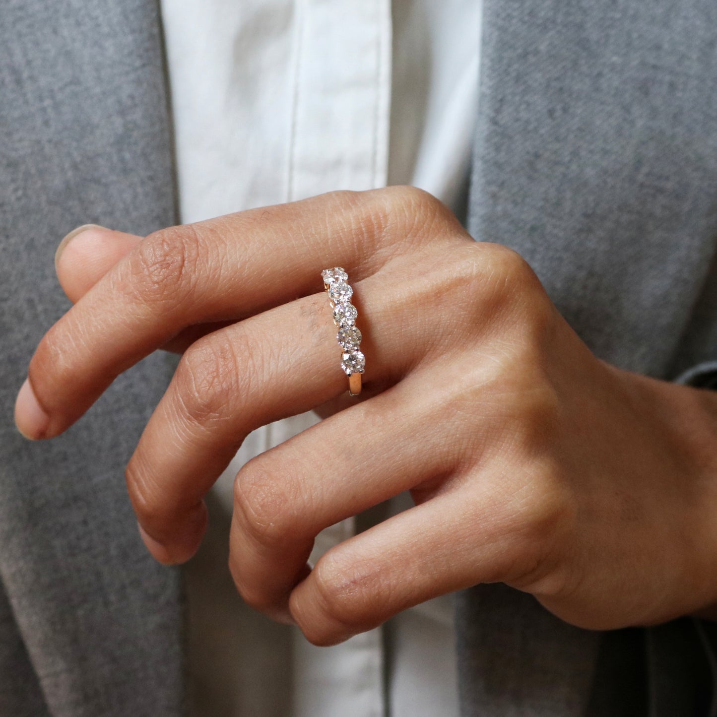 Solariq Lab Diamond Ring - Fiona Diamonds - Fiona Diamonds