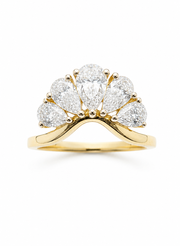 Meridian Halo Lab Diamond Ring