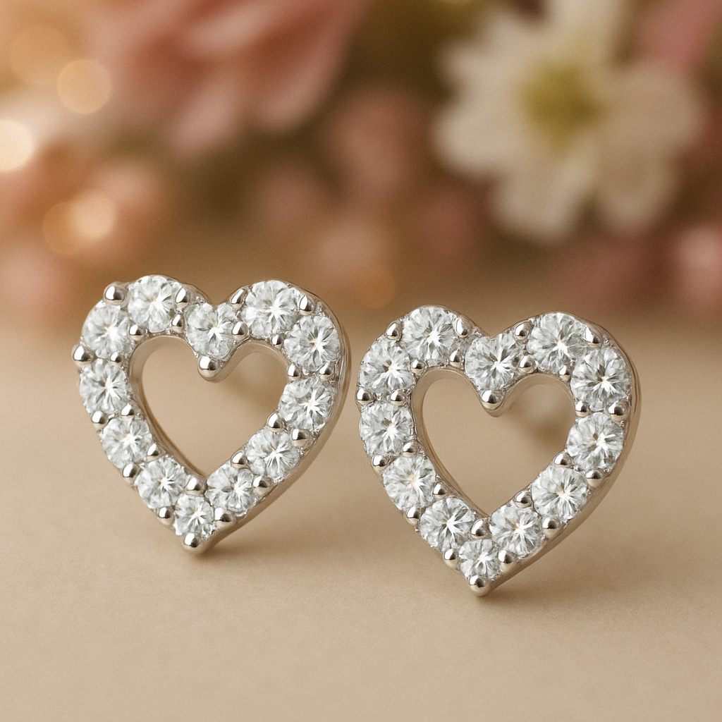 0.52ct Lab Grown Diamond Earring in 18kt Gold Vermeil - Fiona Diamonds - Fiona Diamonds