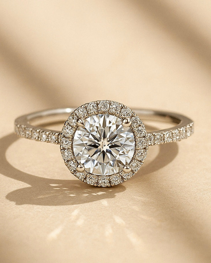 Fina 58 Pointer Lab Grown Diamond Ring - Fine Elegance - Fiona Diamonds - Fiona Diamonds