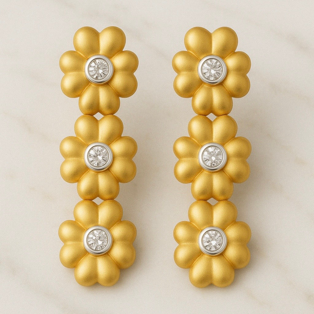 0.2ct Lab Grown Diamond Earring in 18kt Gold Vermeil - Fiona Diamonds - Fiona Diamonds