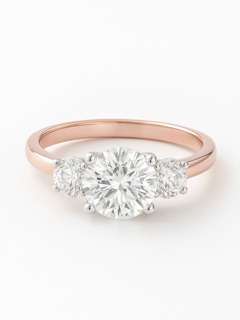 Xiaoqing 1ct Lab Diamond Ring – Fiery & Feminine - Fiona Diamonds - Fiona Diamonds