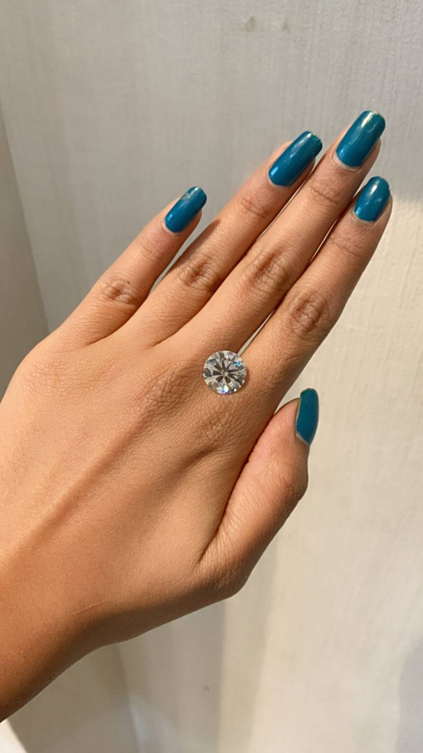 Round 4.5ct F-VS1 Loose Lab Grown Diamond Solitaire - Fiona Diamonds - Fiona Diamonds