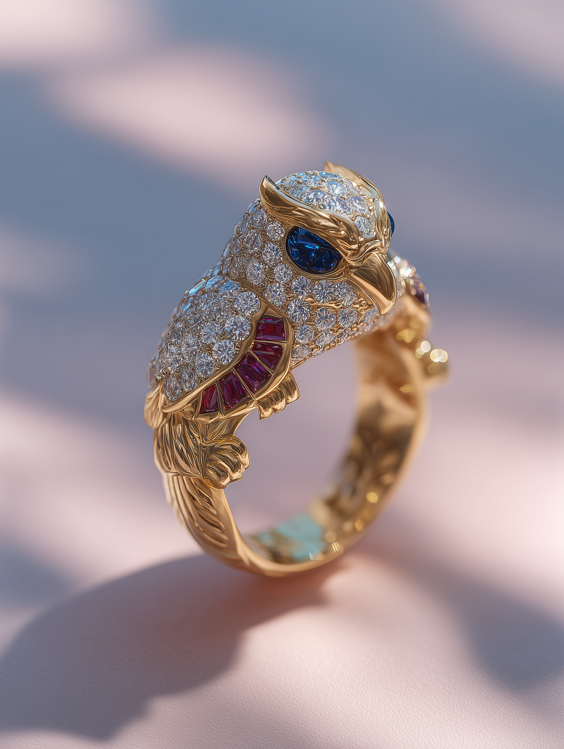 Sage Perch Lab Diamond Brooch - Fiona Diamonds - Fiona Diamonds