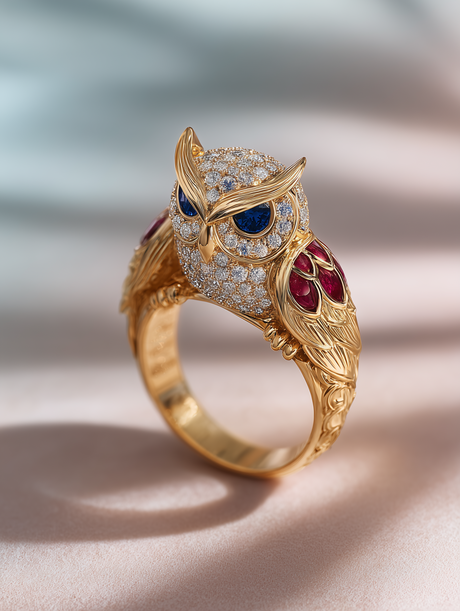 Guardian Sage Luxe Lab Diamond Brooch - Fiona Diamonds - Fiona Diamonds