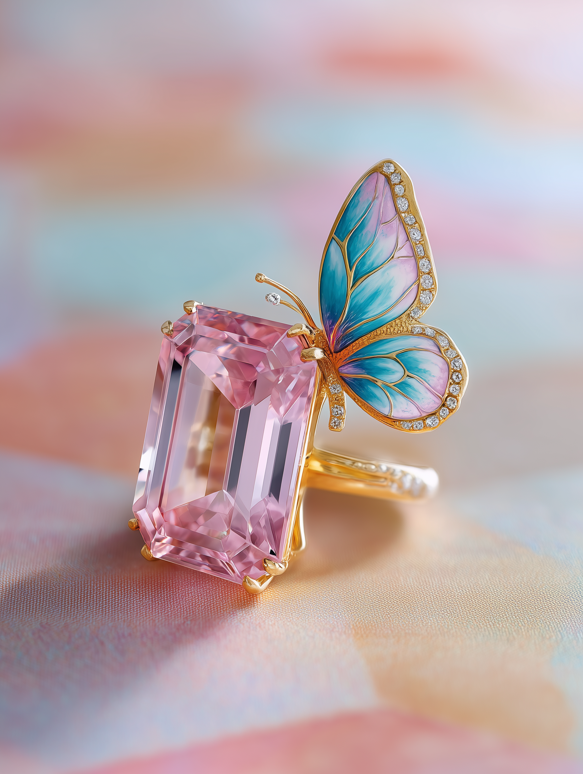 Demi Wing Lumière Lab Diamond Brooch - Fiona Diamonds - Fiona Diamonds