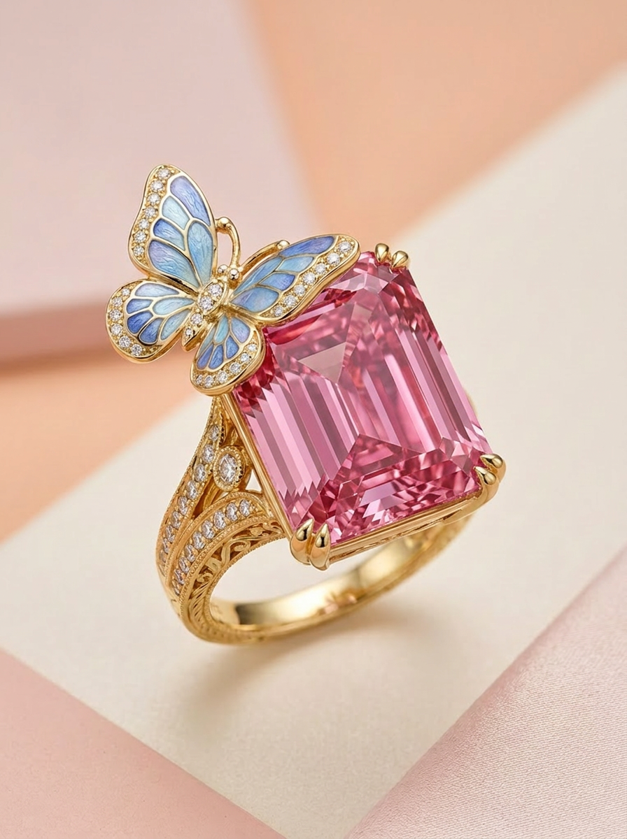 Wing Lab Diamond Brooch - Fiona Diamonds - Fiona Diamonds