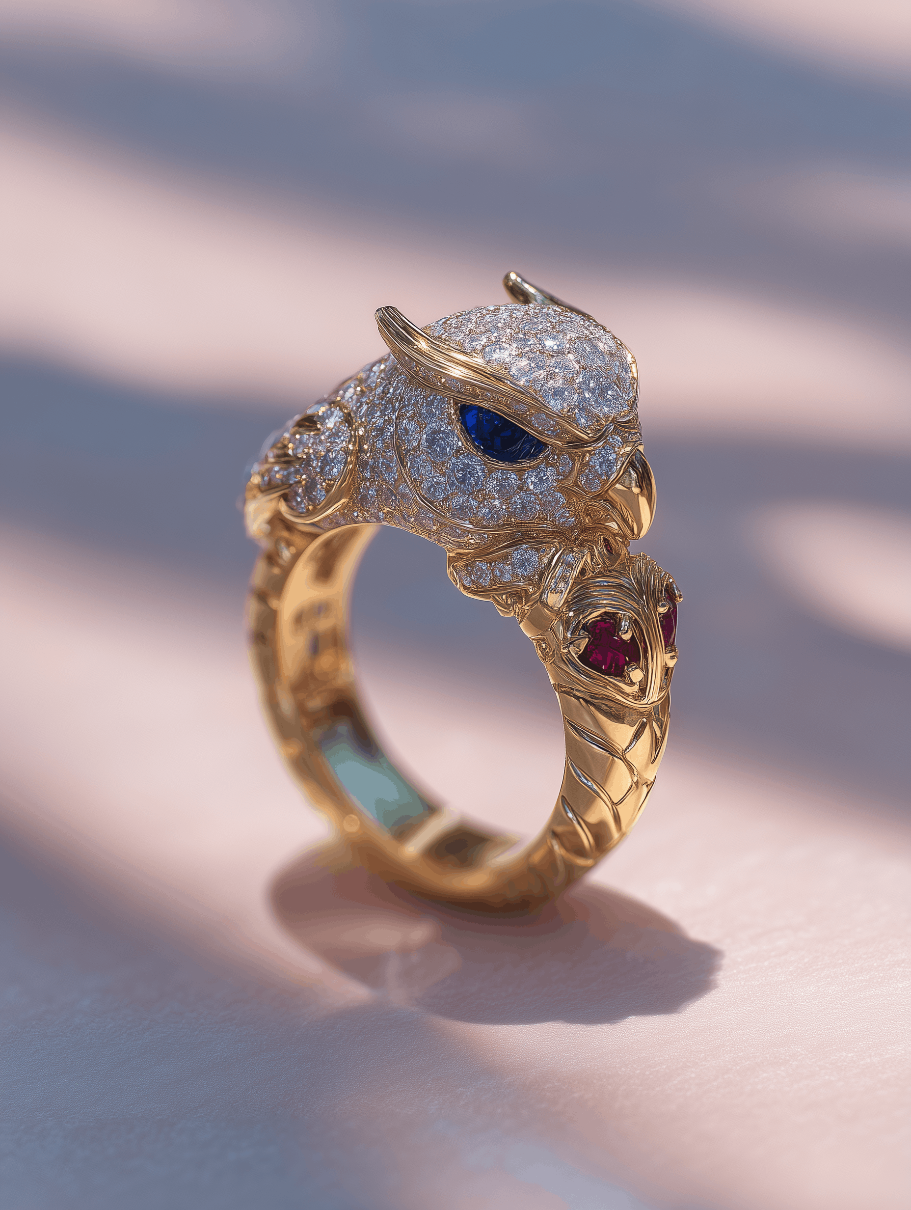 Sage Profile Lab Diamond Brooch - Fiona Diamonds - Fiona Diamonds
