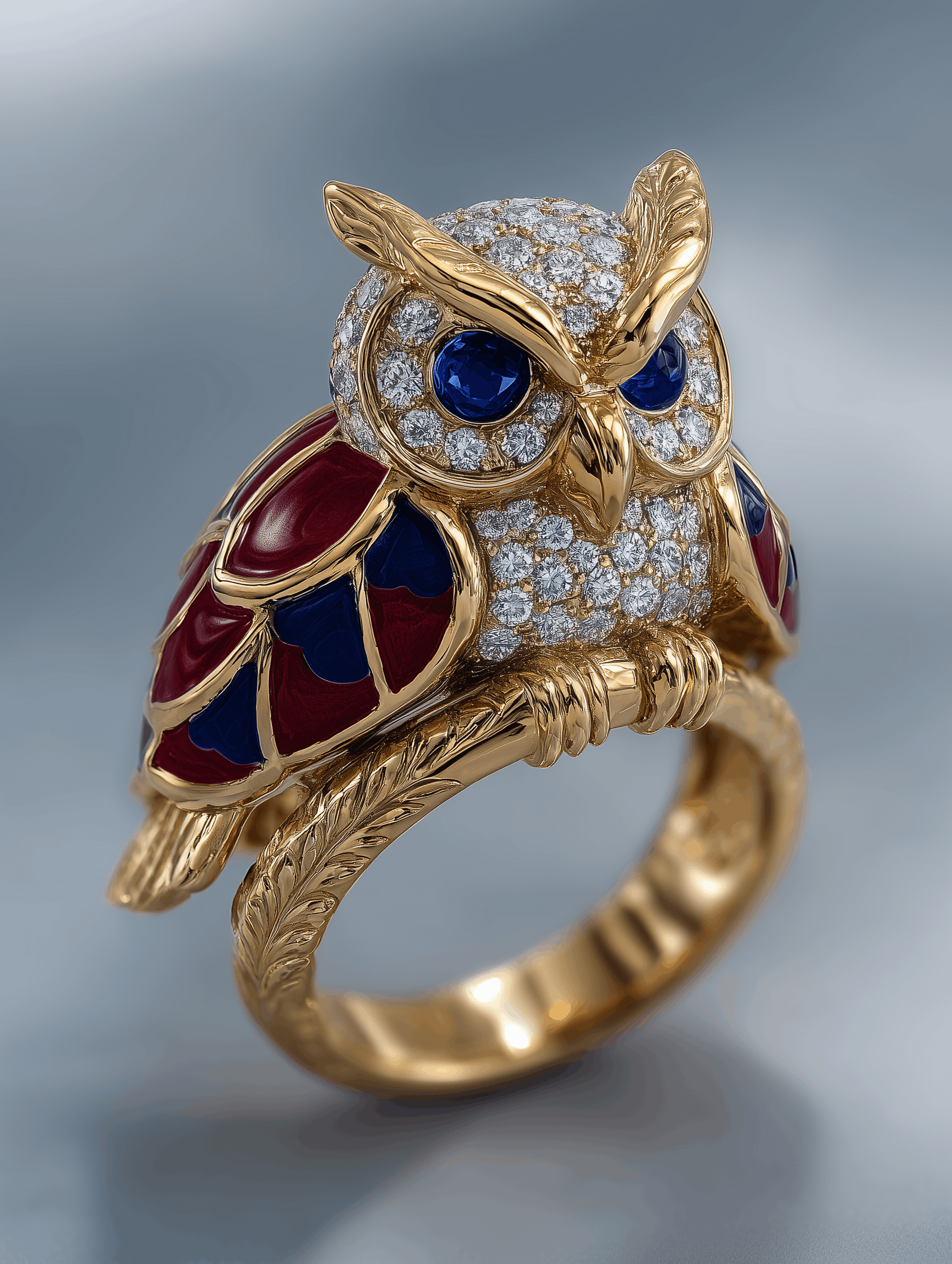 Soaring Sage Royale Lab Diamond Brooch - Fiona Diamonds - Fiona Diamonds