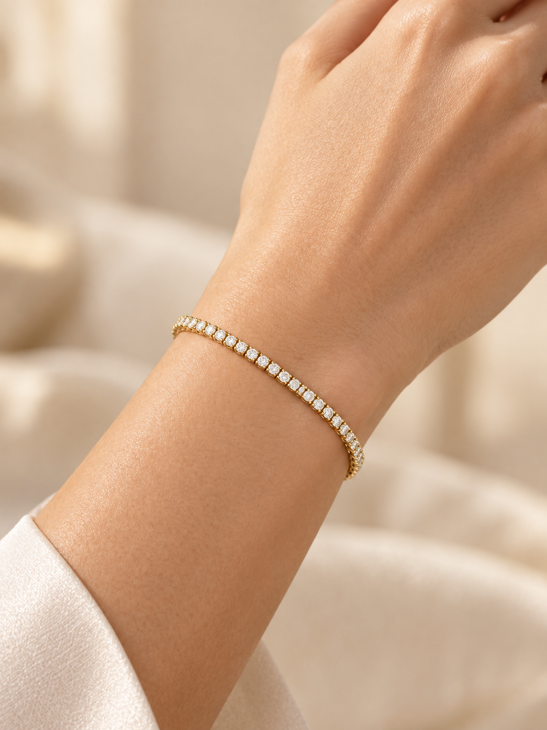 Zevrath Calreth Lab Grown Diamond Bracelet