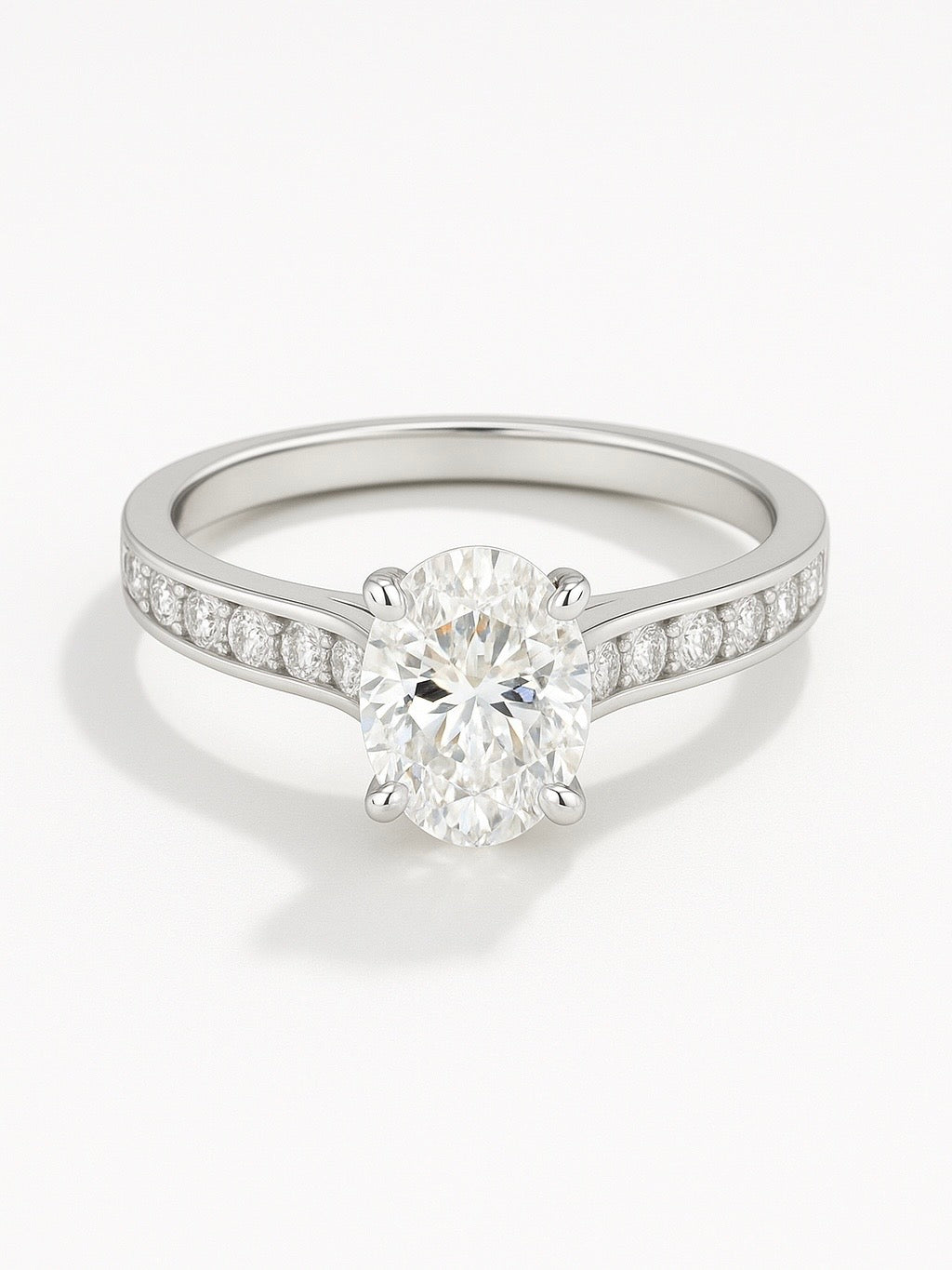 Yuhan 1.2ct Lab Diamond Ring -  Elegant & Bold - Fiona Diamonds - Fiona Diamonds