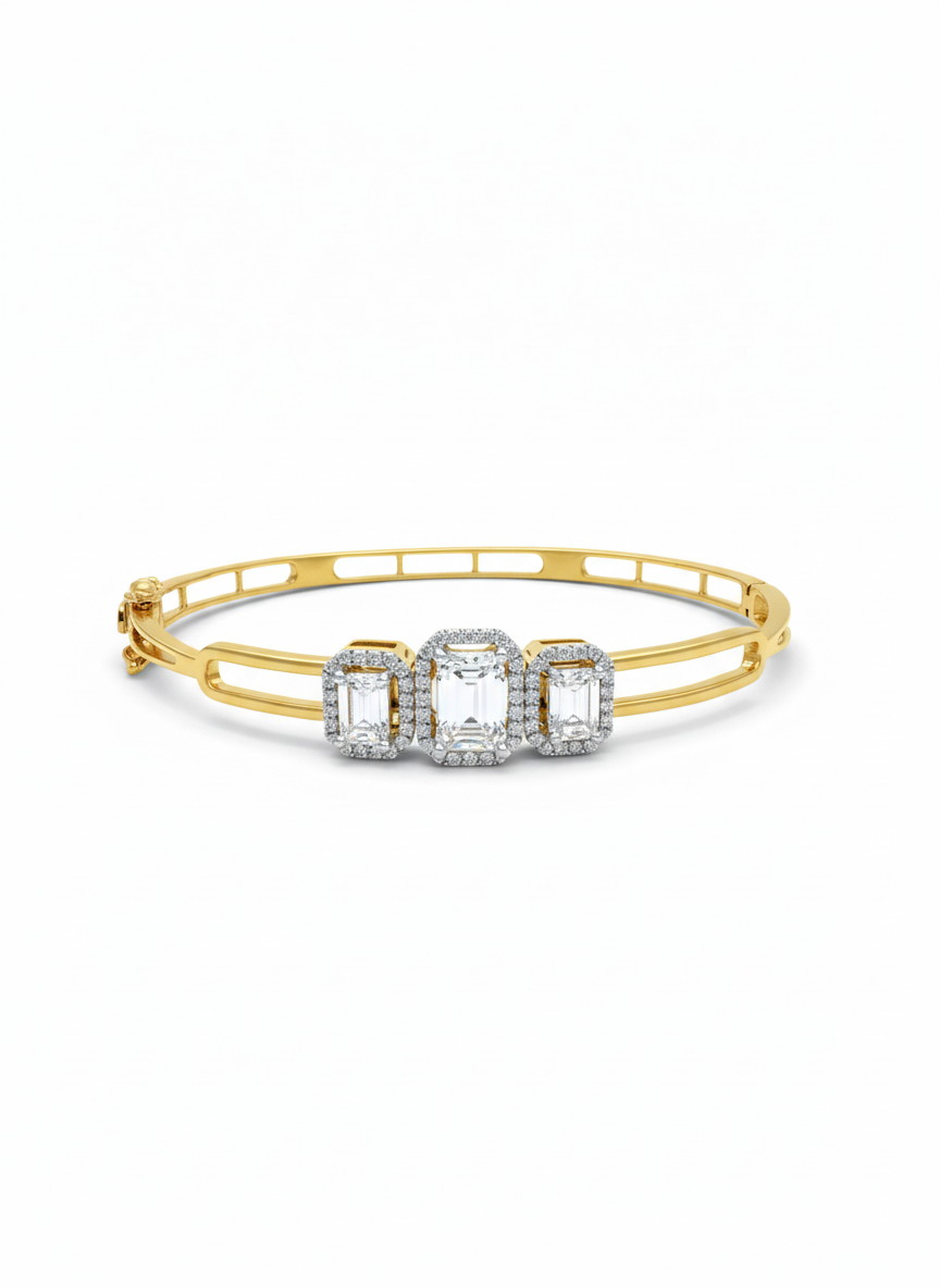 Xynera Halo Lab Diamond Bracelet