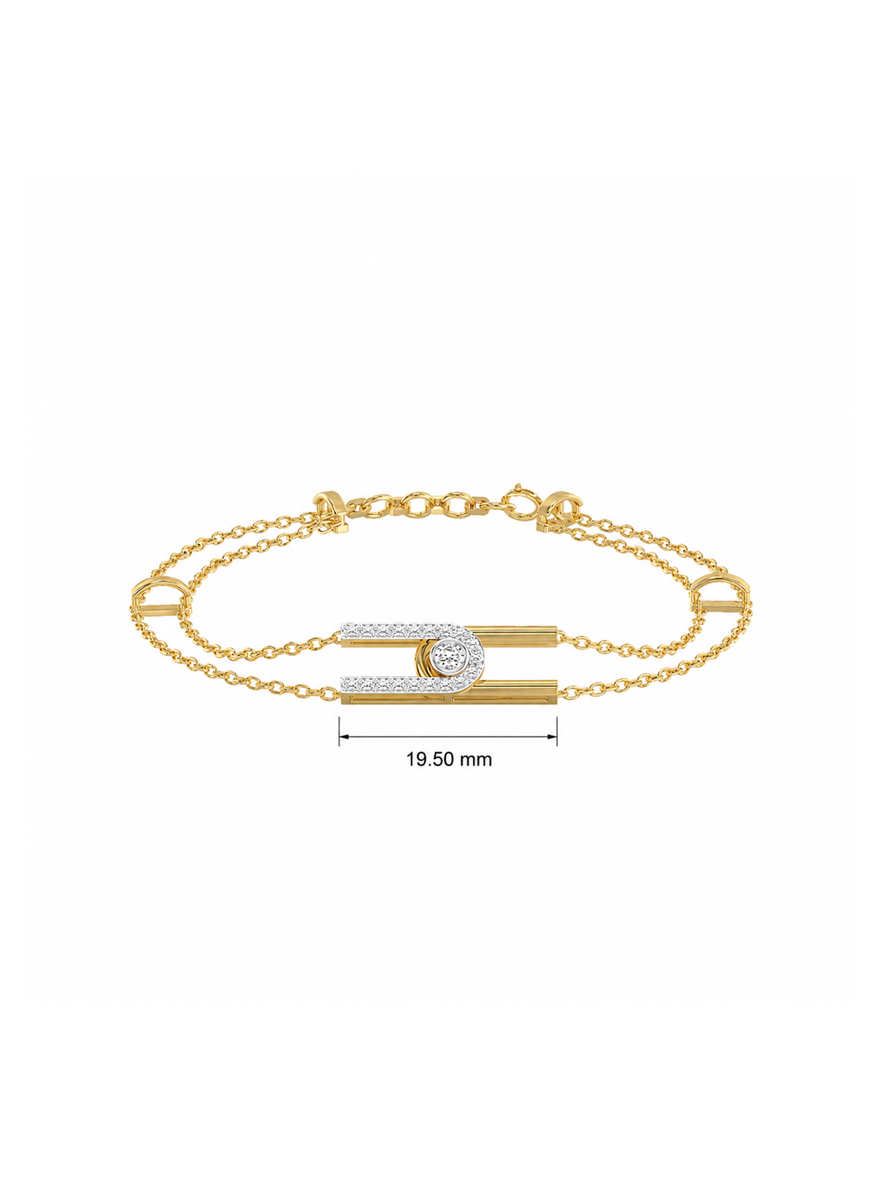0.27ct Lab Grown Diamond Bracelet in 18kt Gold Vermeil