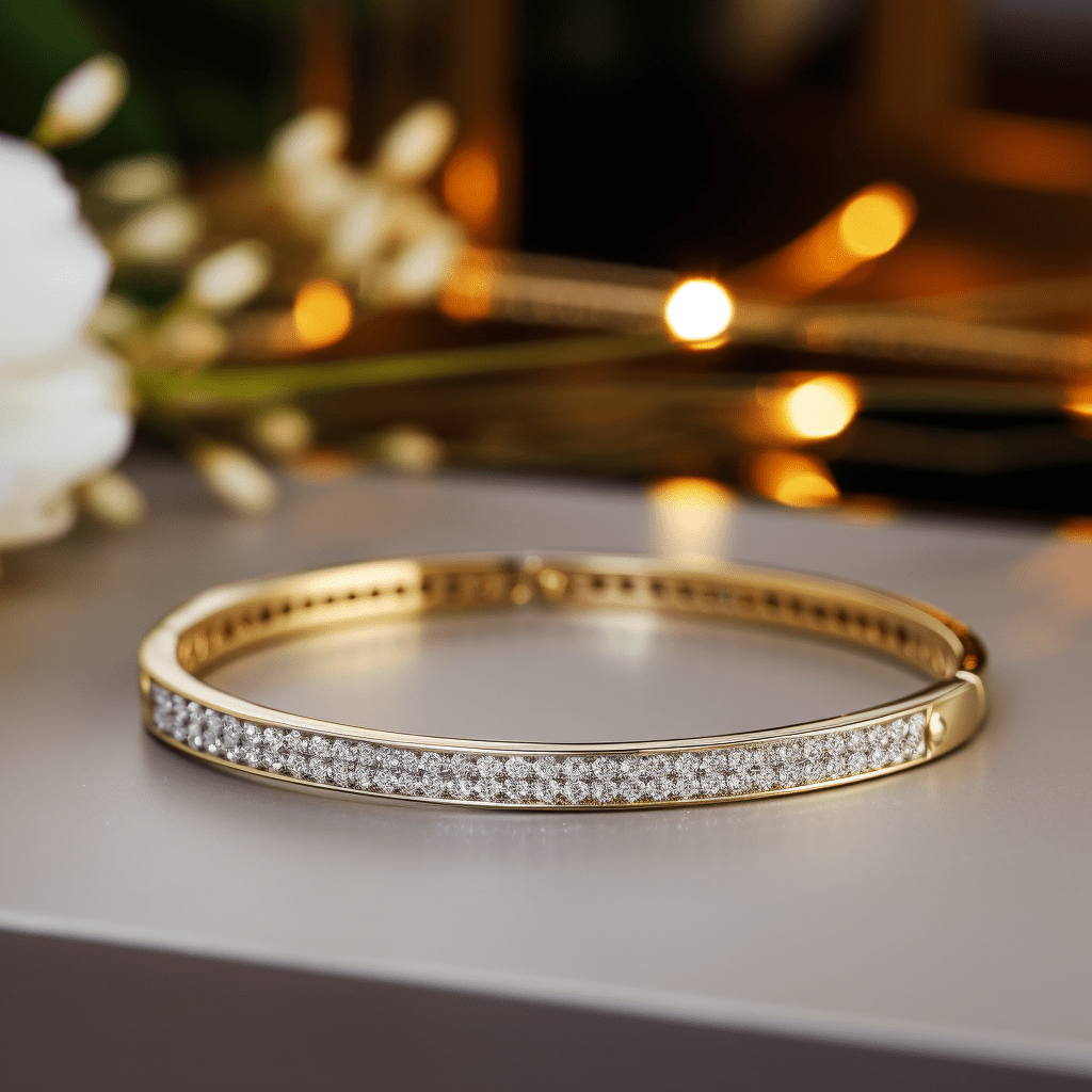 Eternity Lab Grown Diamond  Bangle - Fiona Diamonds - Fiona Diamonds