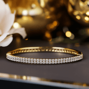 Rolce Round  Lab Diamond Bangle - Fiona Diamonds - Fiona Diamonds