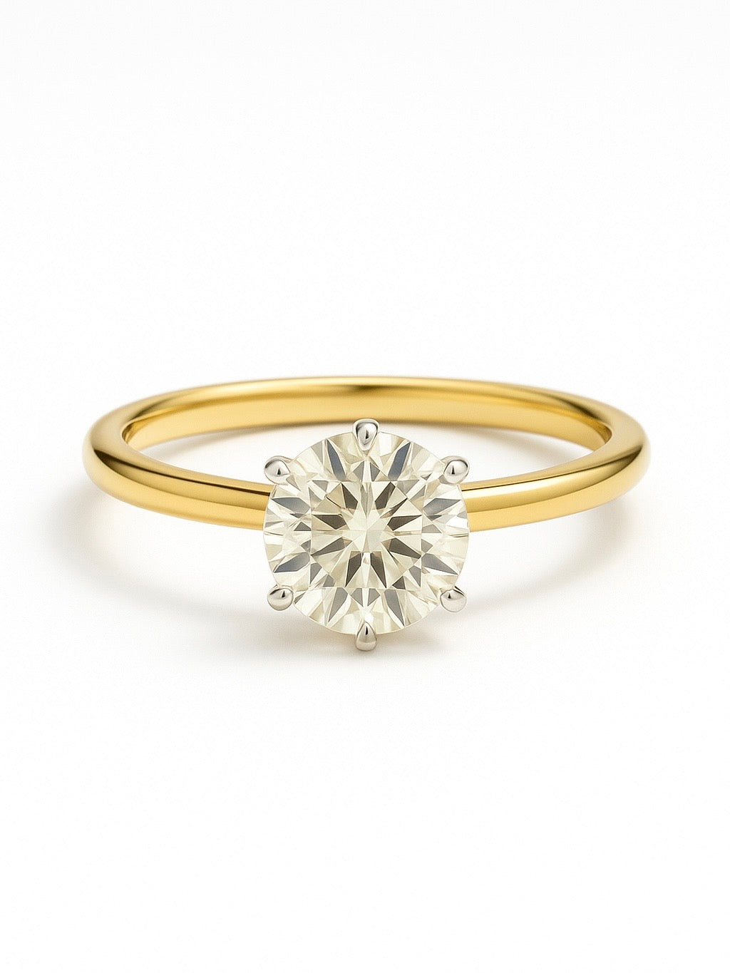1.23ct Round Lab Diamond Ring - Fiona Diamonds - Fiona Diamonds