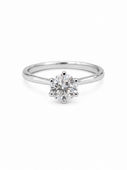 Bryoven Nael 1ct Round Lab Diamond Solitaire Ring