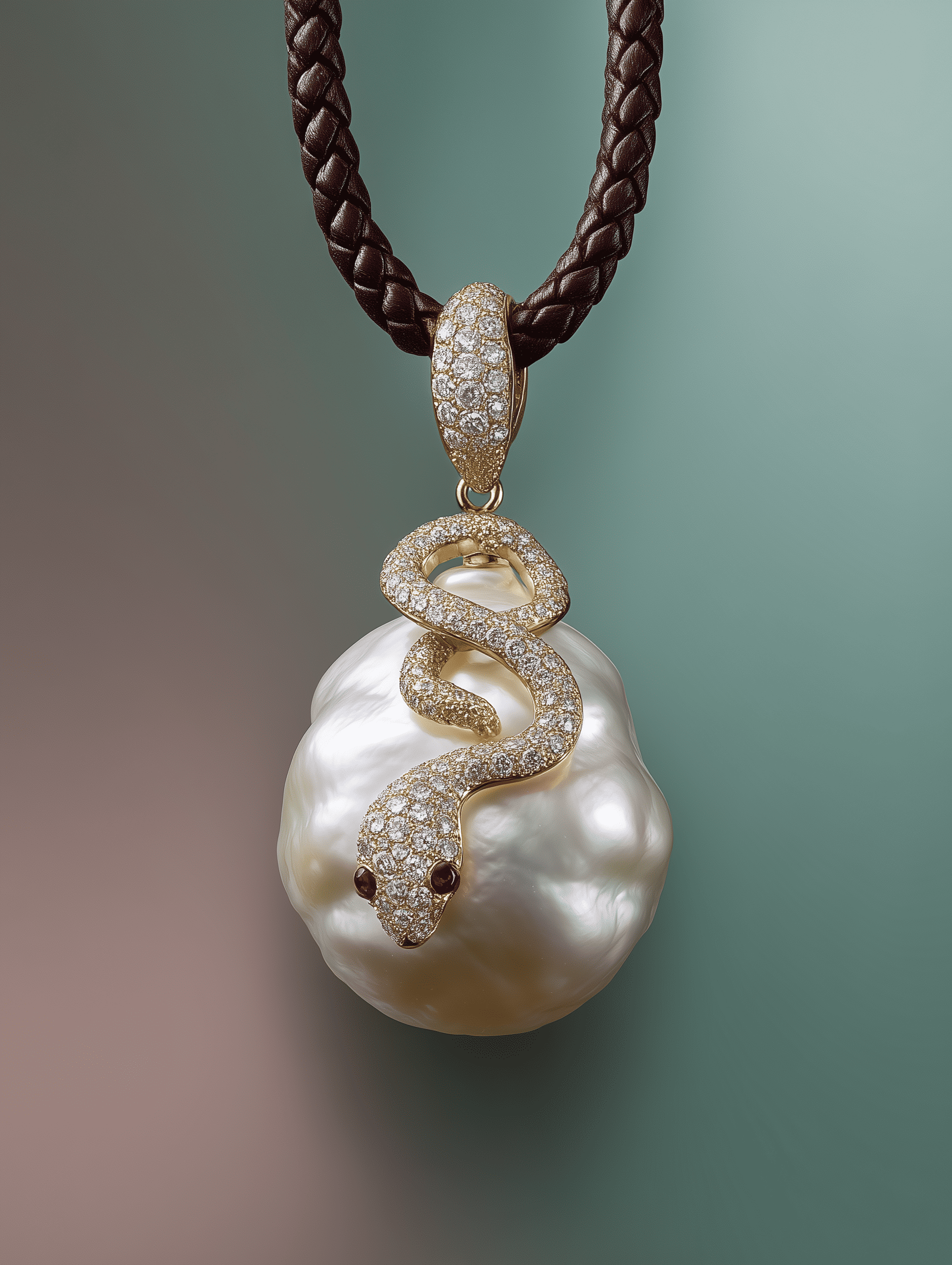 Nagini Lab Diamond Brooch - Fiona Diamonds - Fiona Diamonds