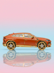 Crimson Maharaja Lab Diamond Brooch - Fiona Diamonds - Fiona Diamonds