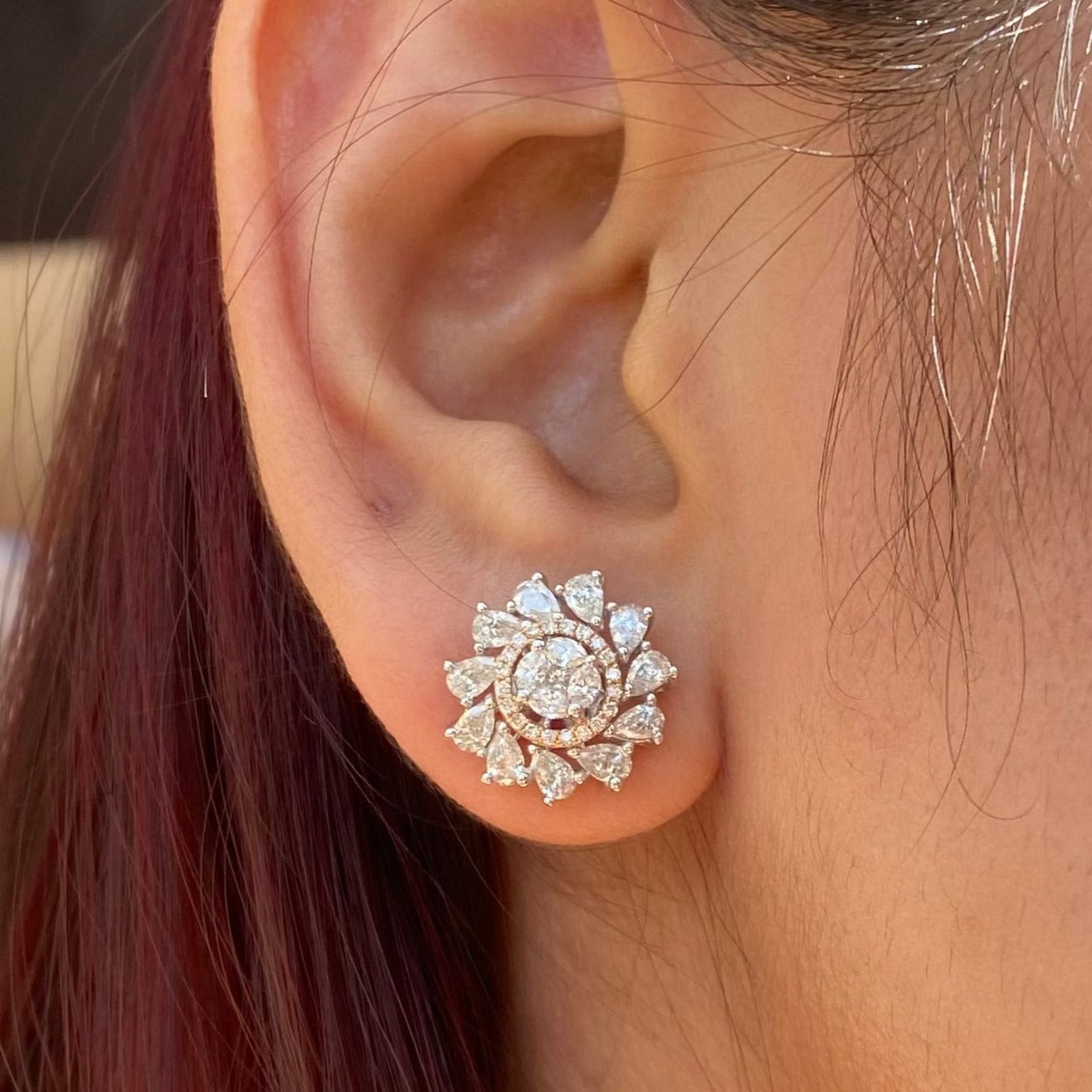 Influitive Diamond Earrings - Fiona Diamonds - Fiona Diamonds
