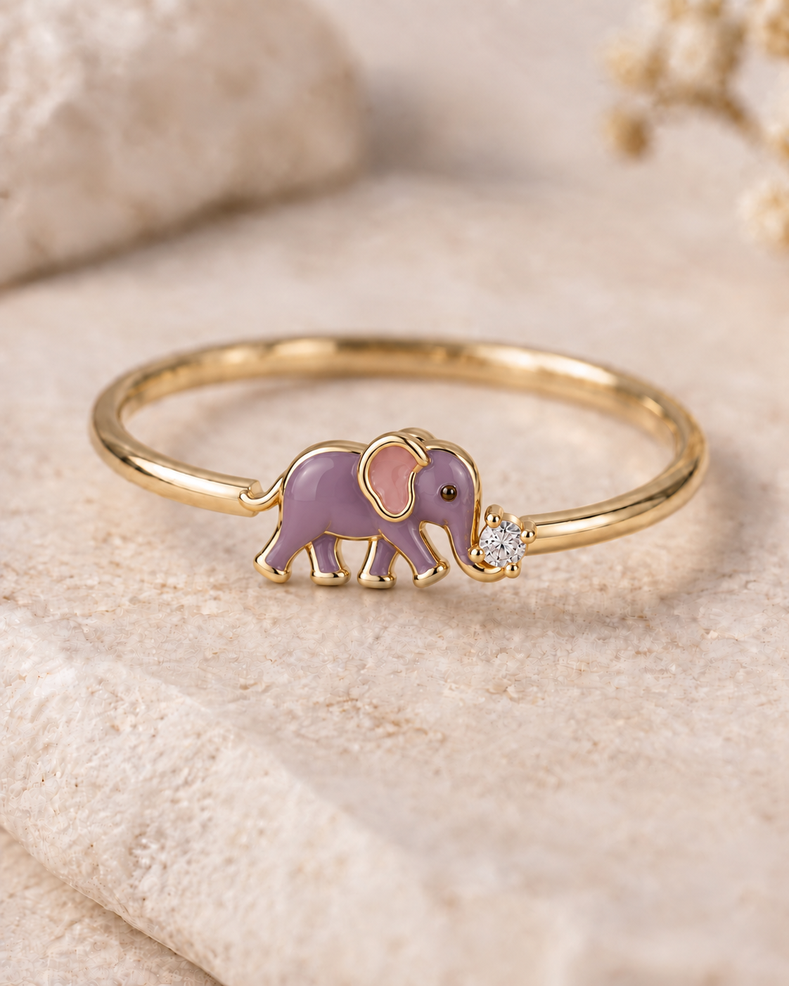 Nivara Sleeping Elephant Lab Diamond Ring | Fiona Diamonds