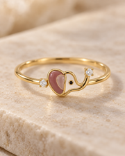 Miora Walking Elephant Lab Diamond Ring | Fiona Diamonds