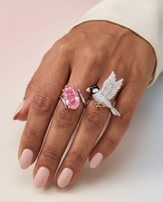 Blush Oval Lab Diamond Ring