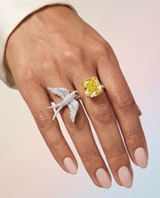 Canary Glow Lab Diamond Ring