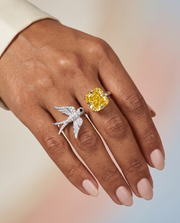 Sunlit Cushion Lab Diamond Ring