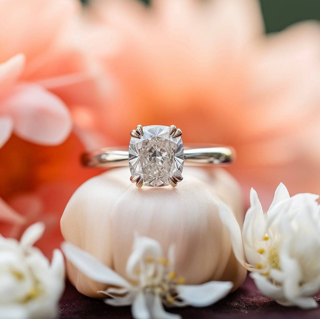 Breezy 1.5ct Cushion Lab Diamond Ring - Fiona Diamonds - Fiona Diamonds