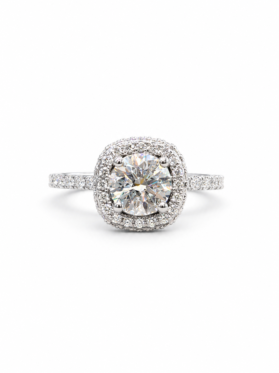 Vanta Crest 1ct Lab Diamond Ring