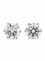 2ct Round Elarin Glance Lab Diamond Earring - Fiona Diamonds - Fiona Diamonds