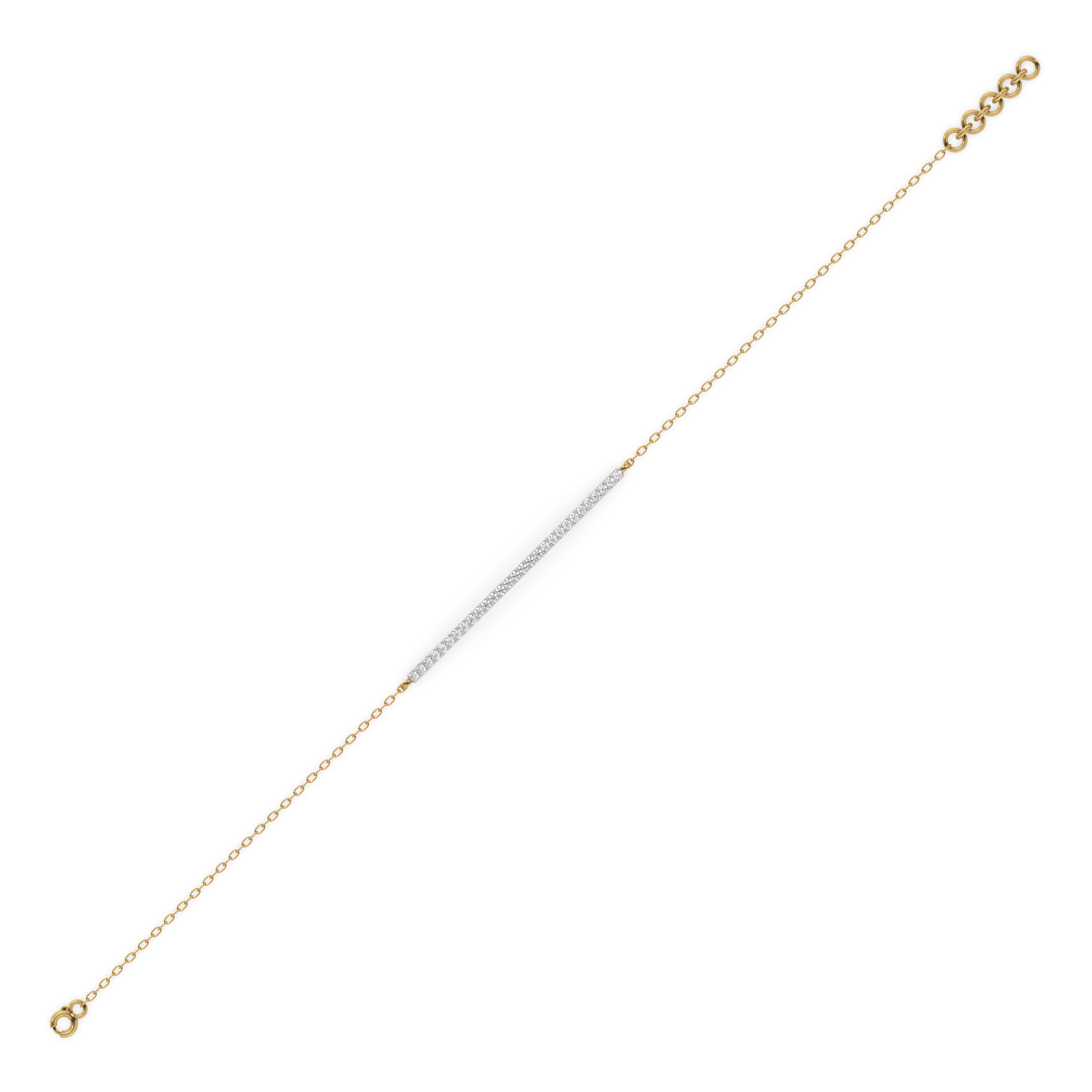 0.27ct Lab Grown Diamond Bracelet in 18kt Gold Vermeil - Fiona Diamonds - Fiona Diamonds