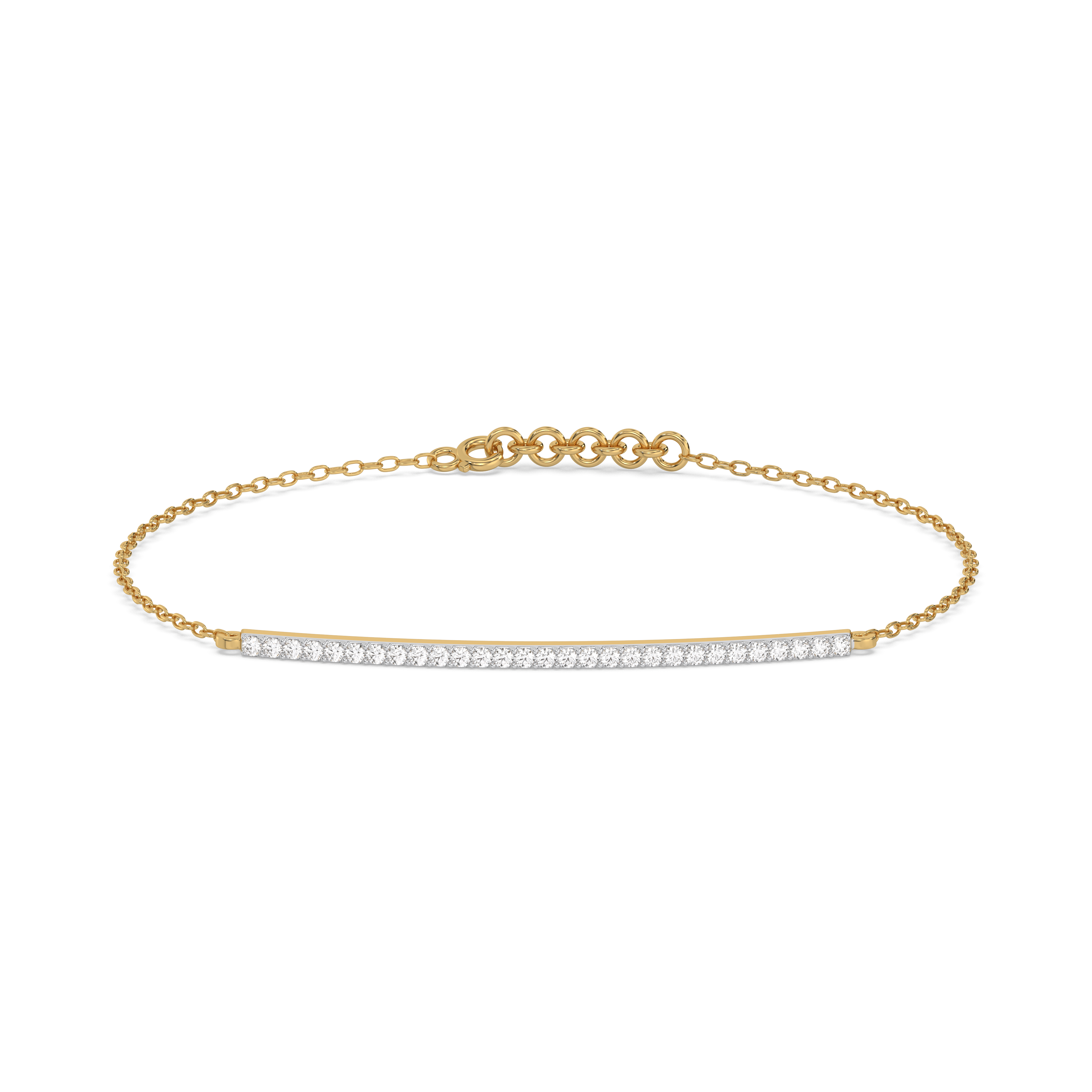 0.27ct Lab Grown Diamond Bracelet in 18kt Gold Vermeil - Fiona Diamonds - Fiona Diamonds