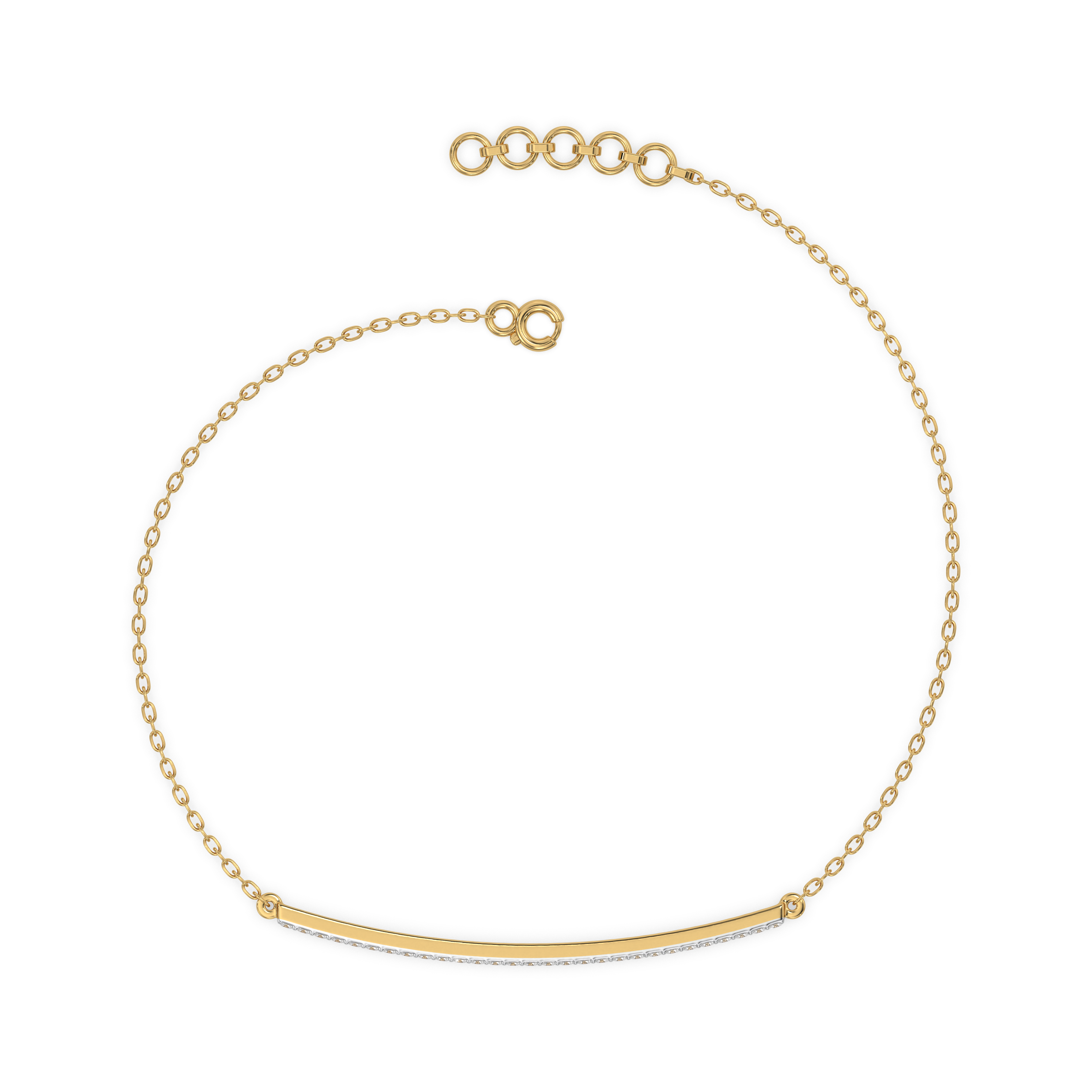 0.27ct Lab Grown Diamond Bracelet in 18kt Gold Vermeil - Fiona Diamonds - Fiona Diamonds